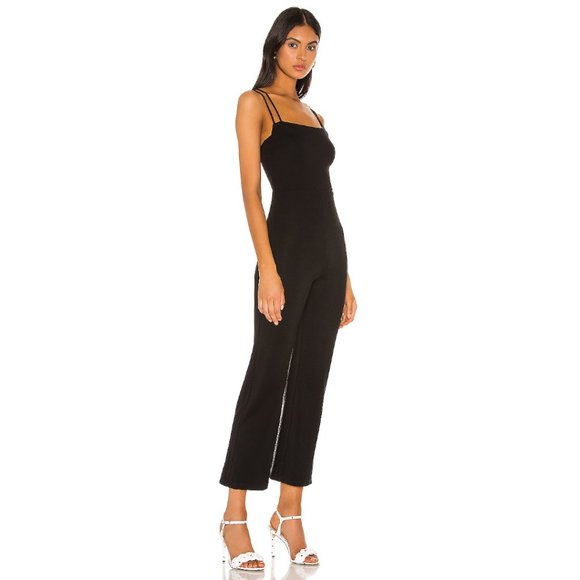NWT Lovers + Friends Robin Strappy Jumpsuit Black - Picture 2 of 9